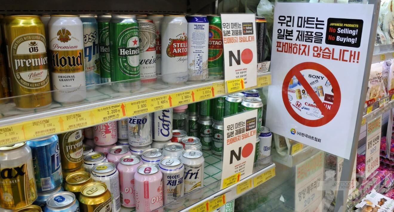 日本10月對韓啤酒出口跌至零