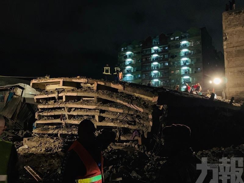 肯尼亞首都民房突倒塌至少4死多人被困
