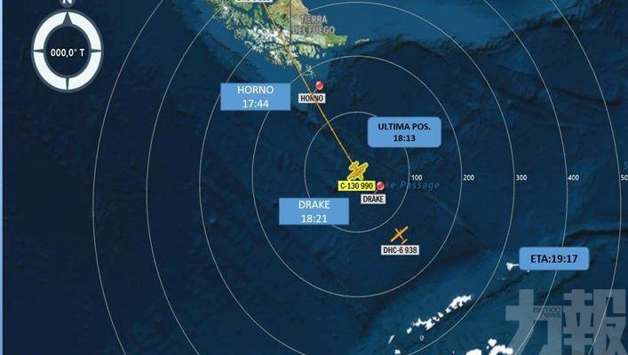 智利軍機飛往南極途中失蹤