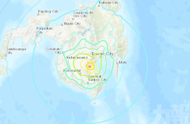 ​菲律賓棉蘭老島發生6.8級強震