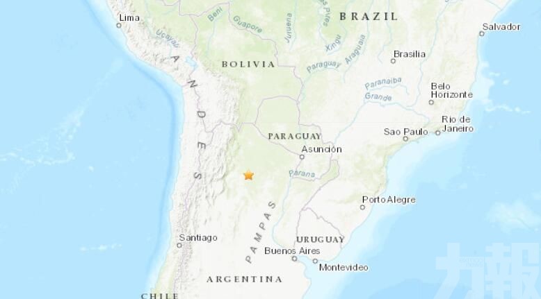 ​南美洲連環地震最強達6級