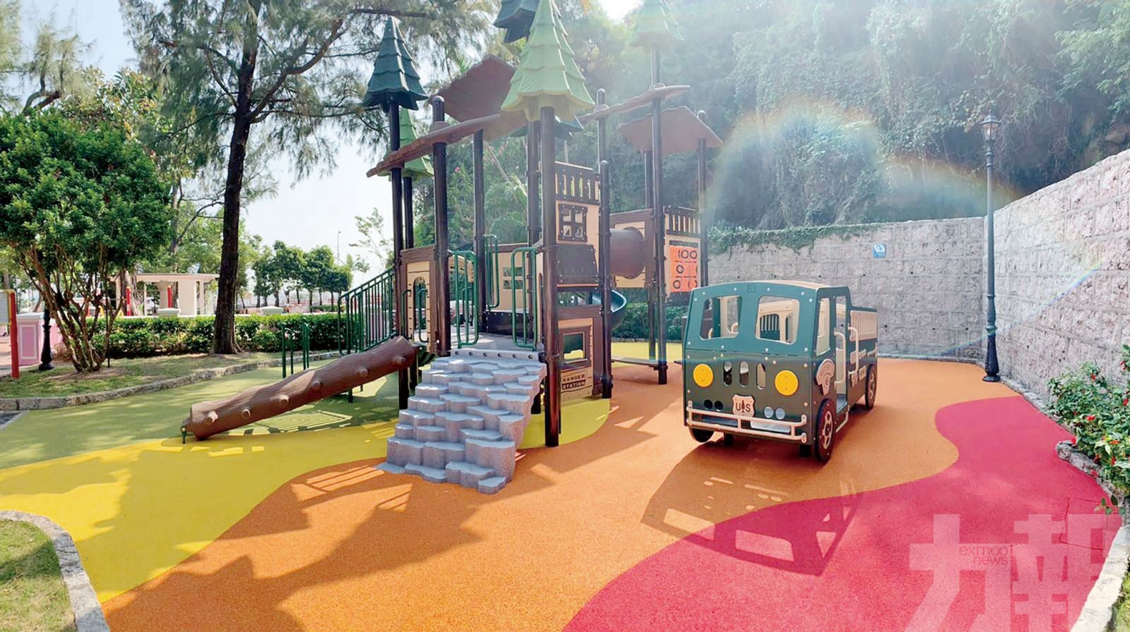 西望洋花園兒童遊樂區重新開放