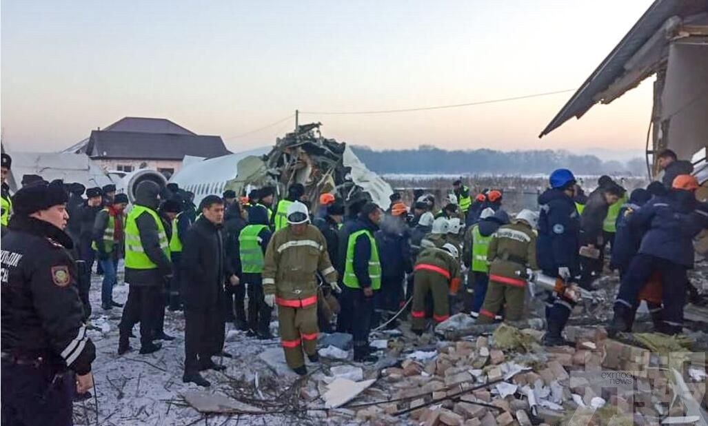​哈薩克客機空難增至15死 60人生還