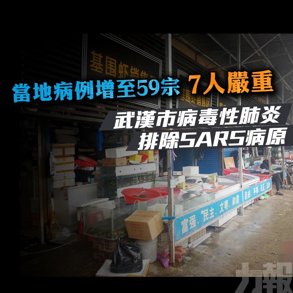 武漢市病毒性肺炎排除SARS病原