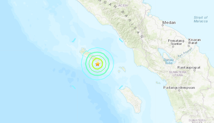 ​印尼蘇門答臘島北部發生6.3級地震