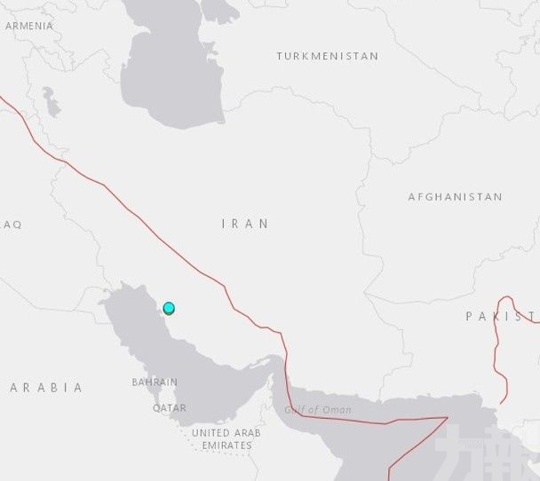 伊朗南部城市先後發生兩次地震