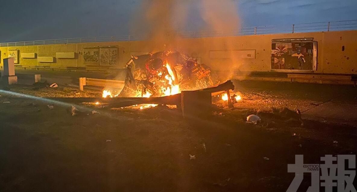 烏克蘭客機墜毀前在空中著火