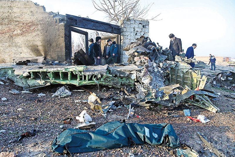 烏航波音737客機墜毀伊朗 176人無一生還