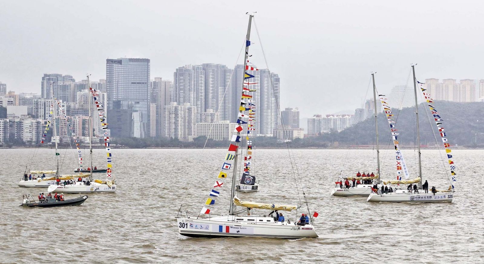 Team Pean澳門盃國際帆船賽暫佔首位