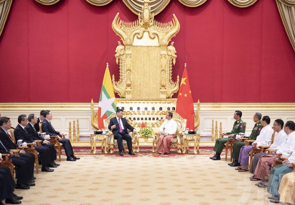 習近平晤緬甸總統盼加快一帶一路對接