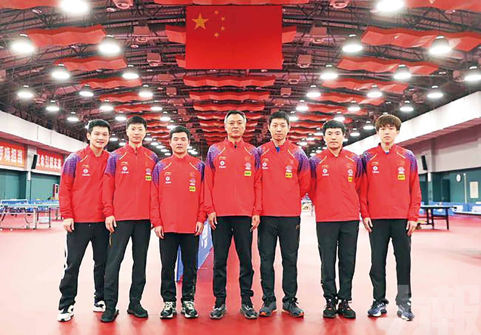 中國乒乓球隊公佈世界賽名單