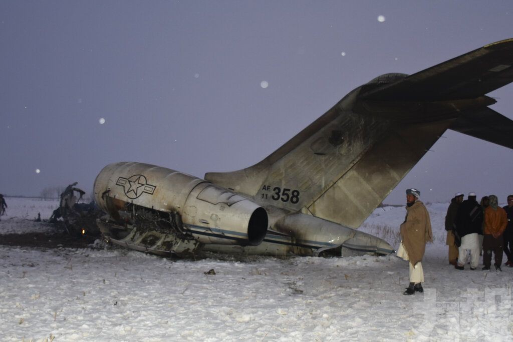 阿富汗墜毀飛機證實為美軍軍機