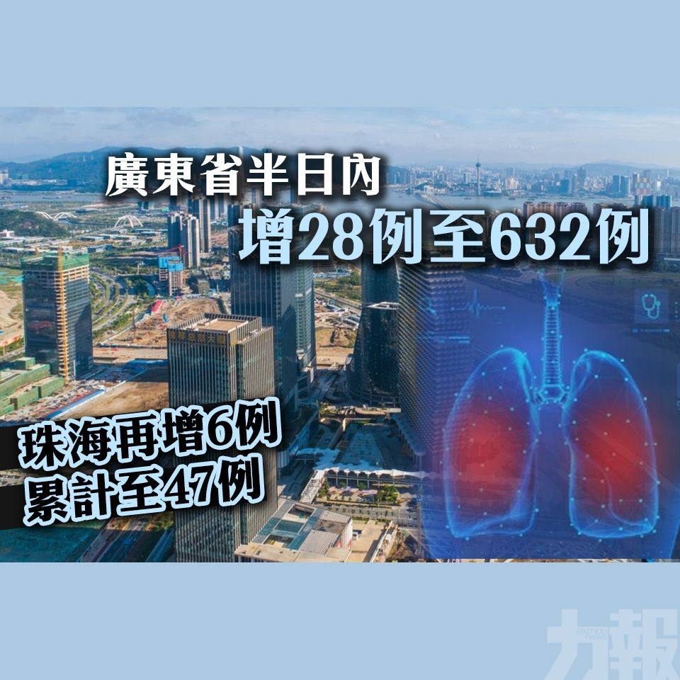 珠海再增6例 累計至47例