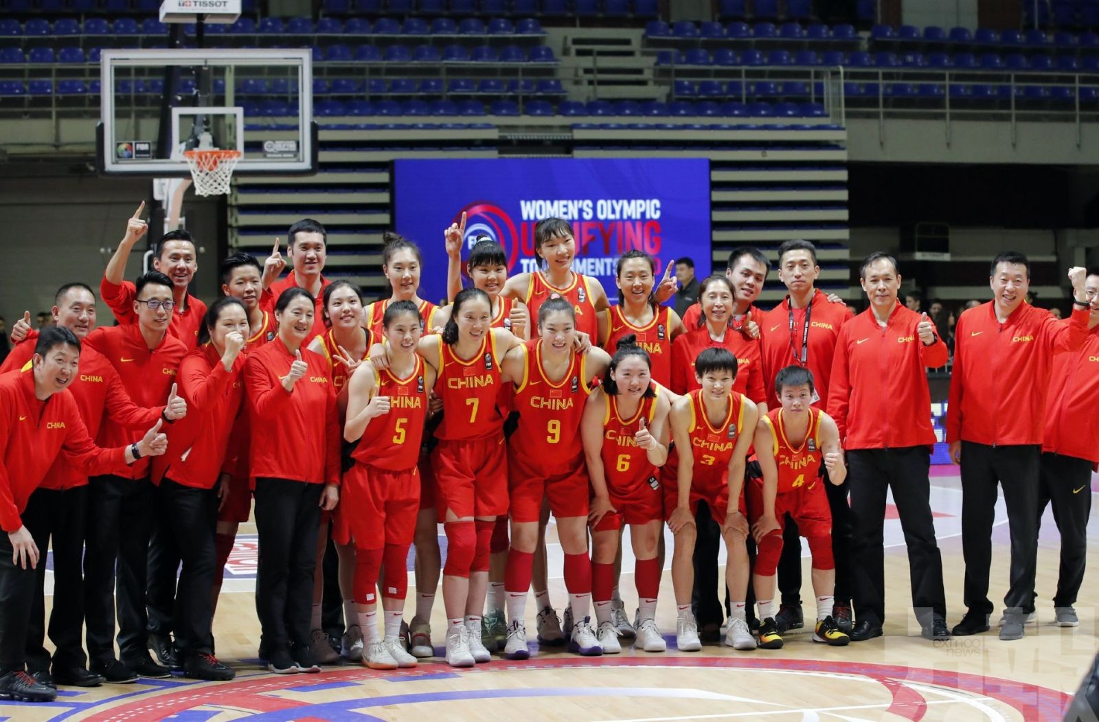 中國女籃3戰全勝闖東京奧運