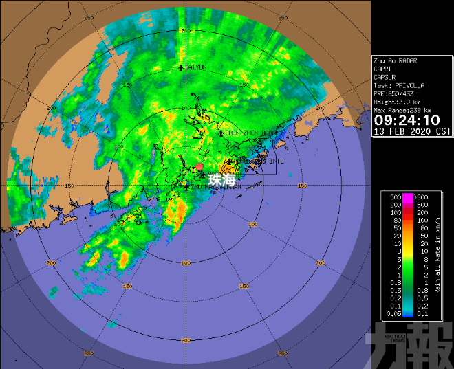 雷雨大風、冰雹預警接連生效