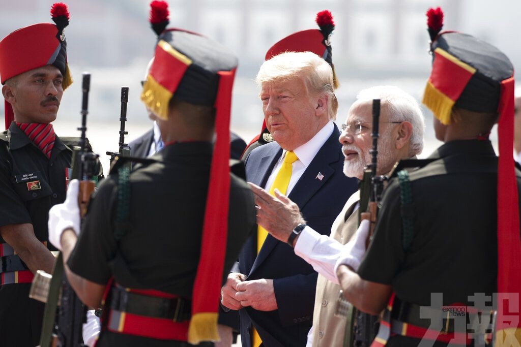 ​特朗普抵達印度展開訪問