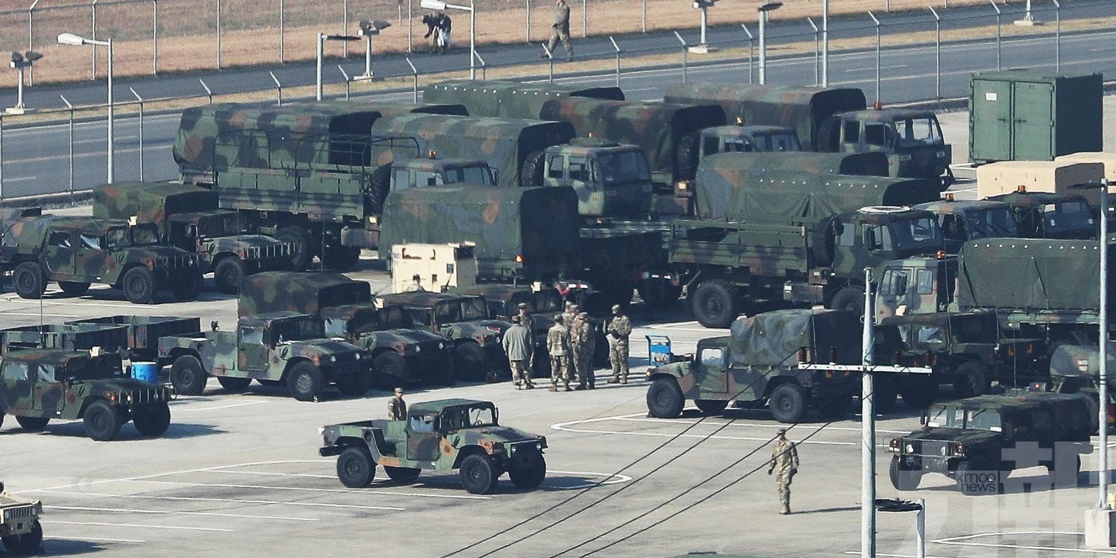 美國封鎖駐韓美軍基地