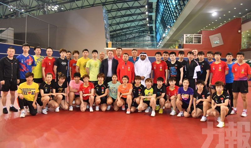 國家乒乓球代表團來澳集訓