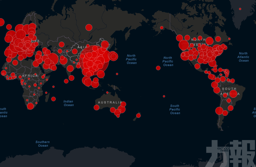 全球增至214,894人確診新冠肺炎