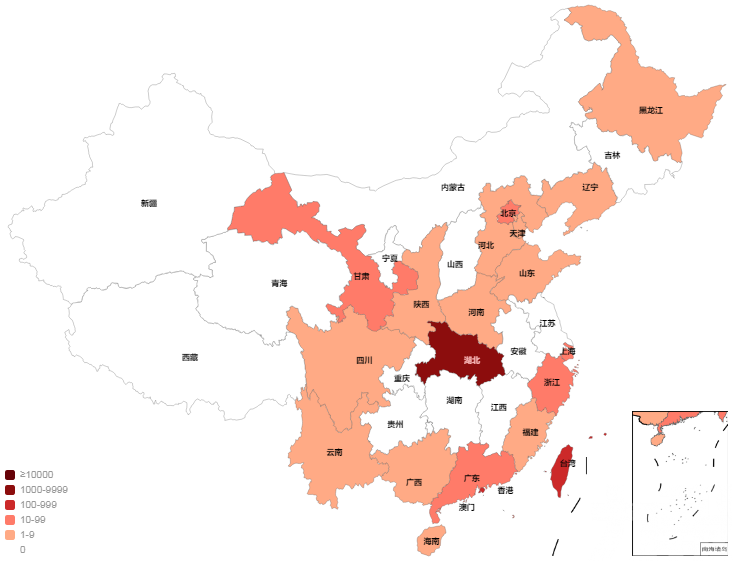 內地現有在院病例6,013例