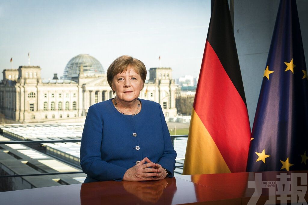 德國總理默克爾居家隔離