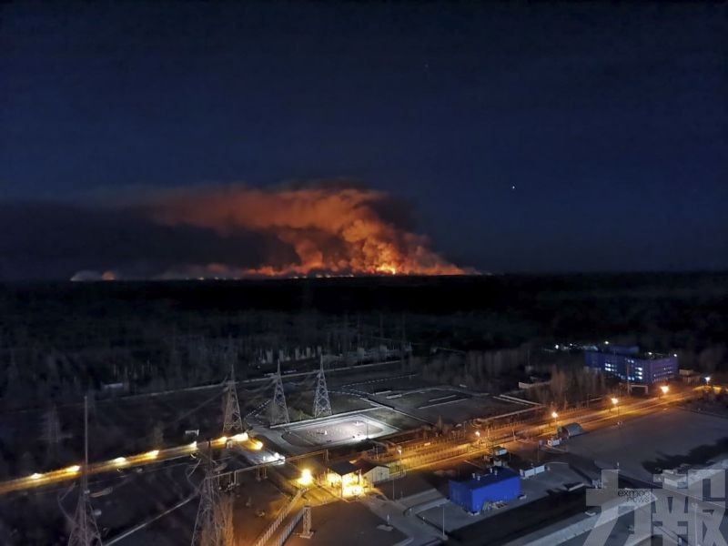 切爾諾貝爾森林大火逼近核反應堆