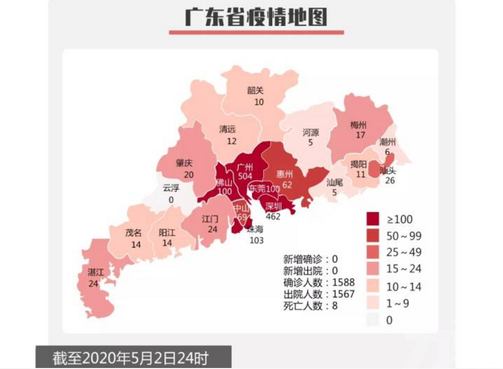 廣東新增無症狀感染者1例