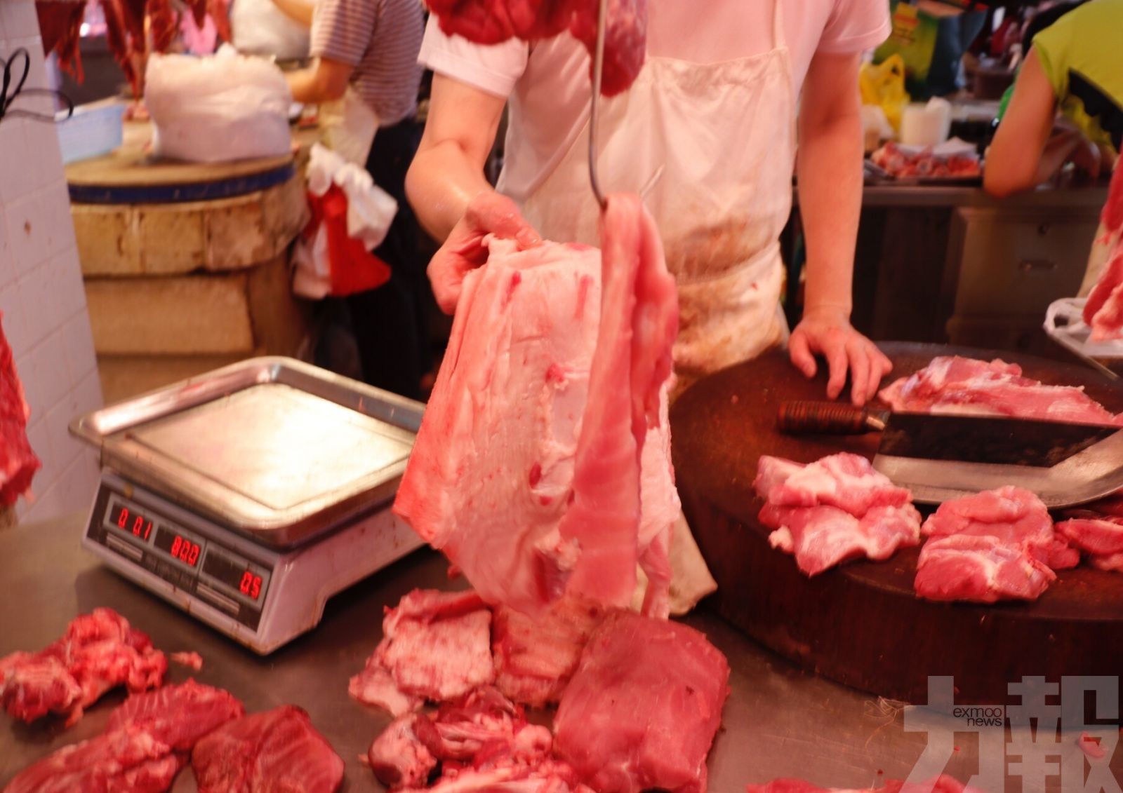 攤販：出售豬肉有限 影響不大