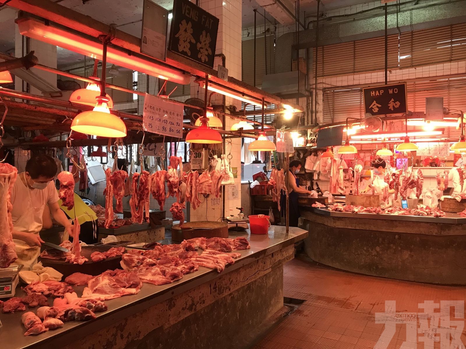 攤販：出售豬肉有限 影響不大