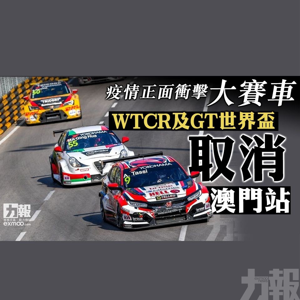 WTCR及GT世界盃取消澳門站