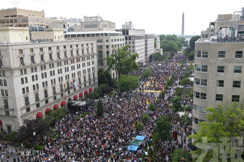 華盛頓示威多日來最大規模