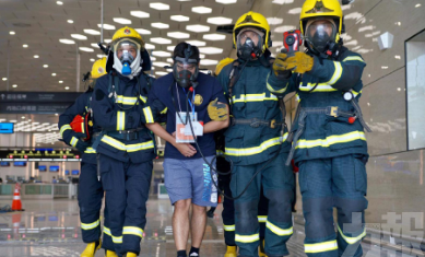 珠澳跨境消防救援聯合演練