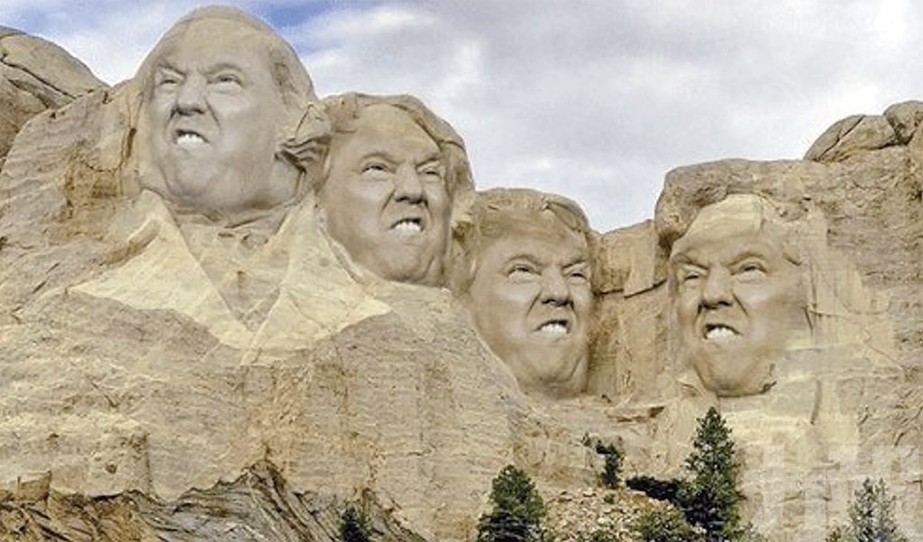 特朗普欲成「總統山」第五顆頭？
