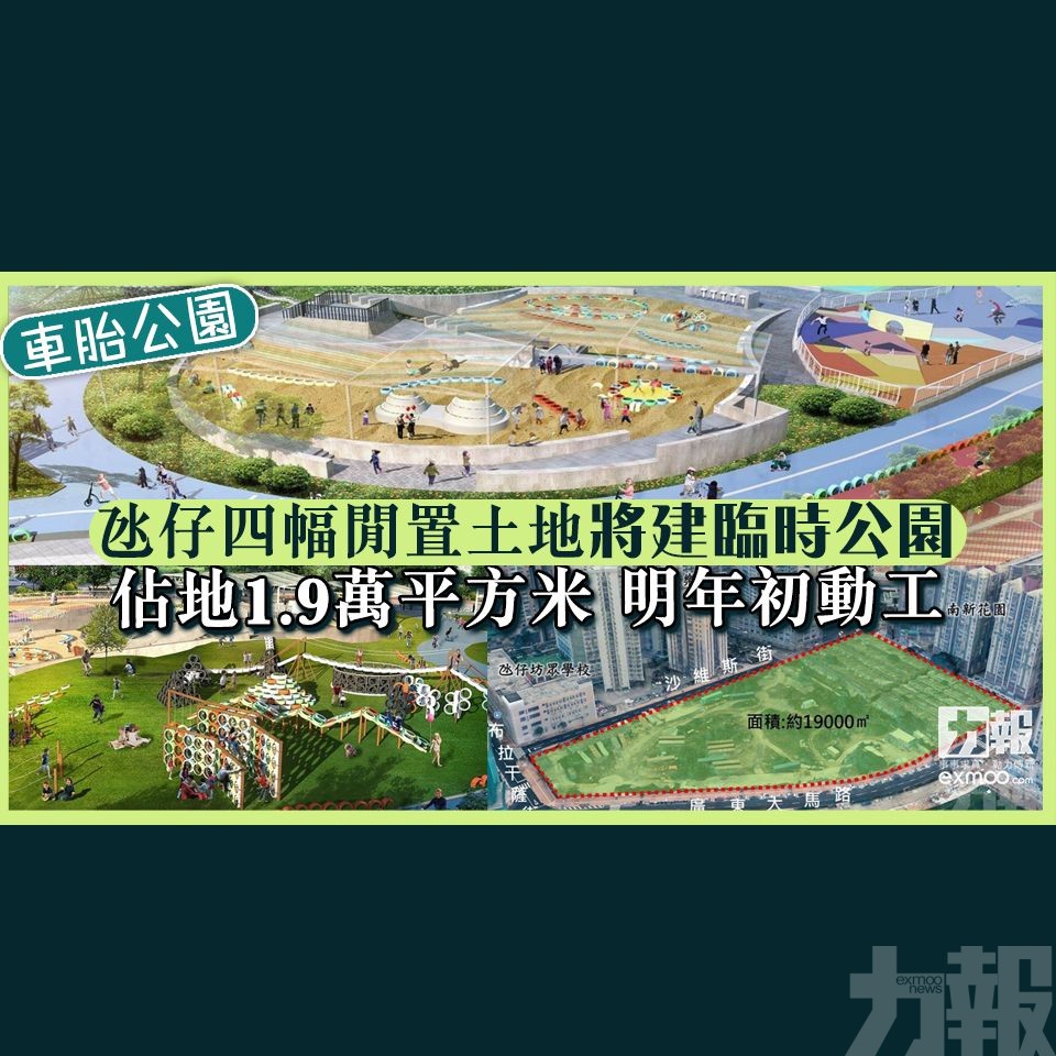 佔地1.9萬平方米 明年初動工