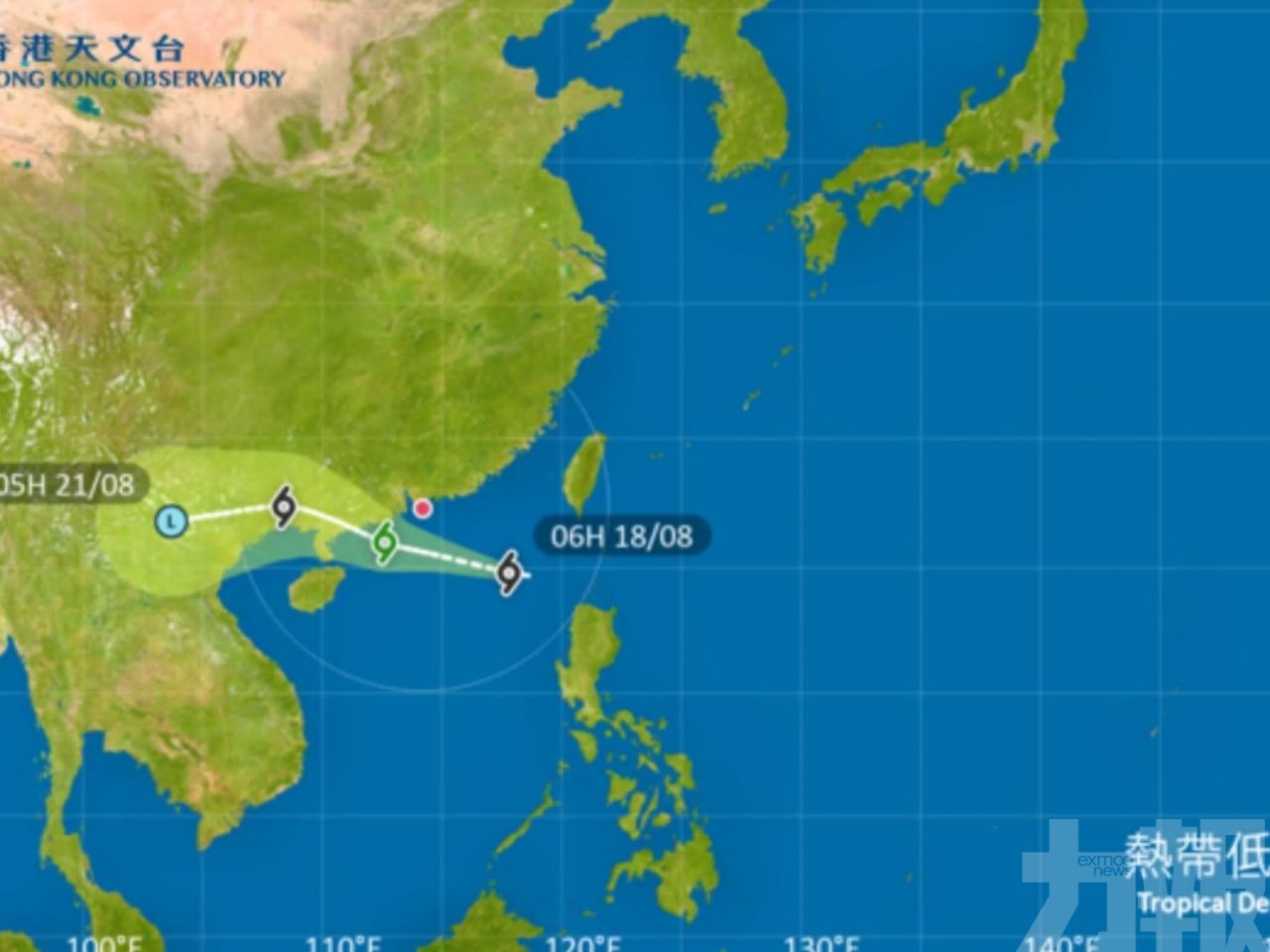 ​港天文台：下午或改發3號強風信號