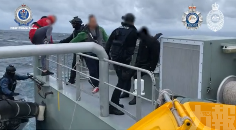澳洲警方截獲藏1噸可卡因漁船
