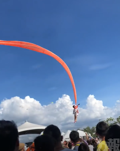 3歲女童遭風箏纏頸扯上天