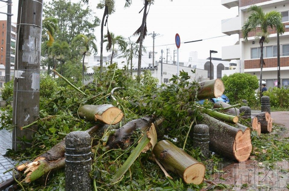 沖繩超過3萬戶電力斷供 逾250個航班取消