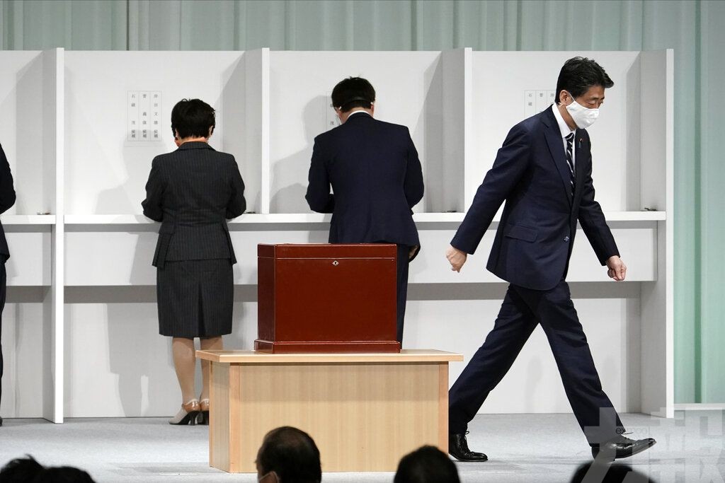 菅義偉勝出自民黨總裁選舉