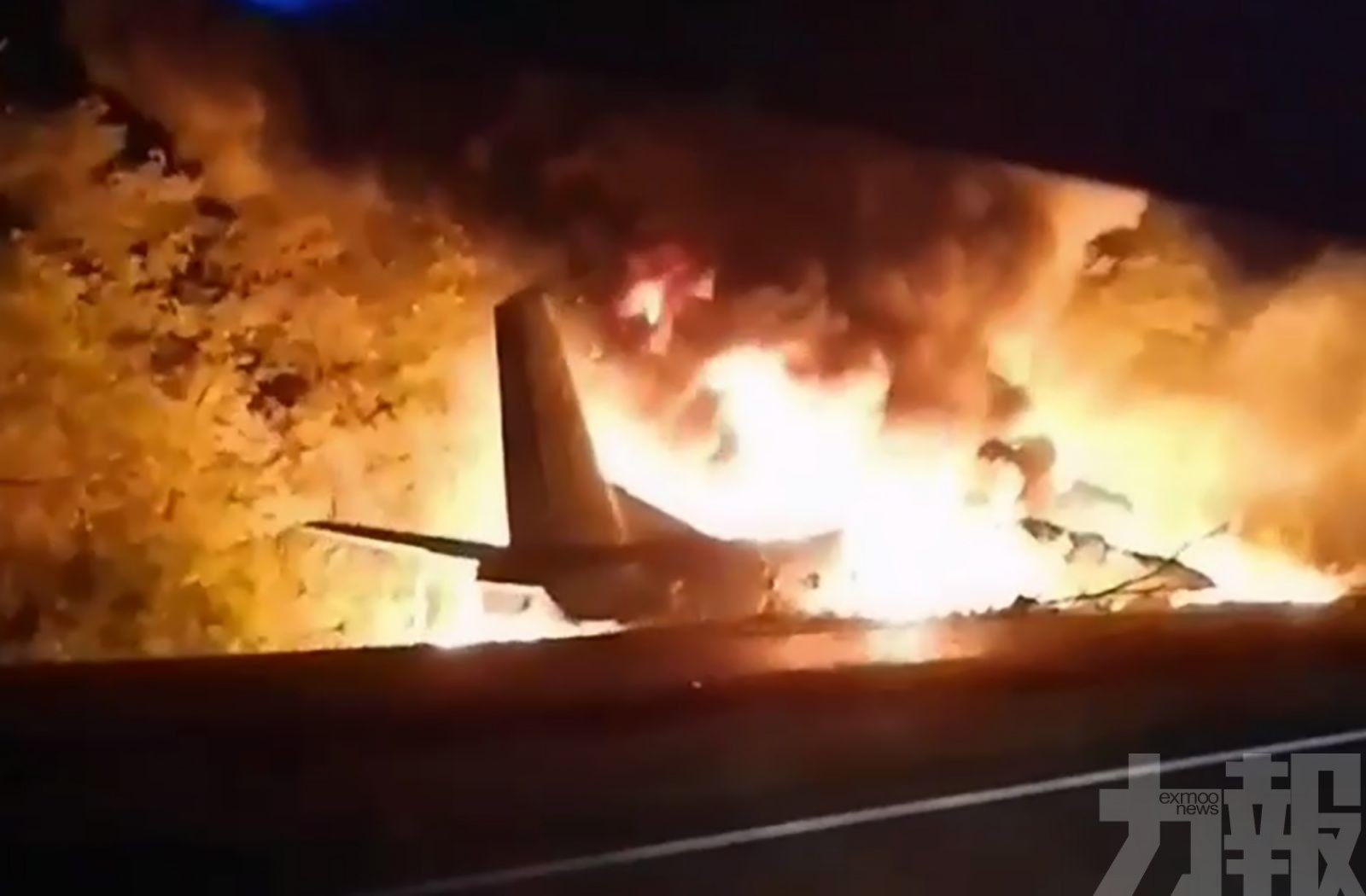 烏克蘭軍機墜毀 25人喪生