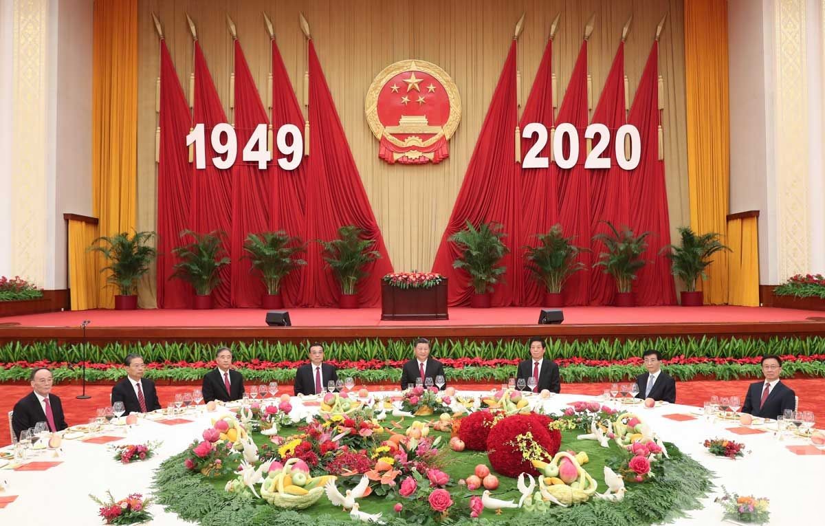 金正恩祝賀新中國成立71周年