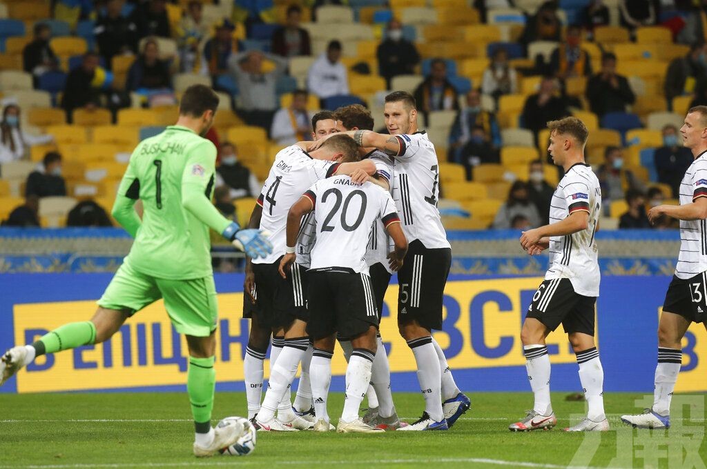 德國客場2：1挫烏克蘭