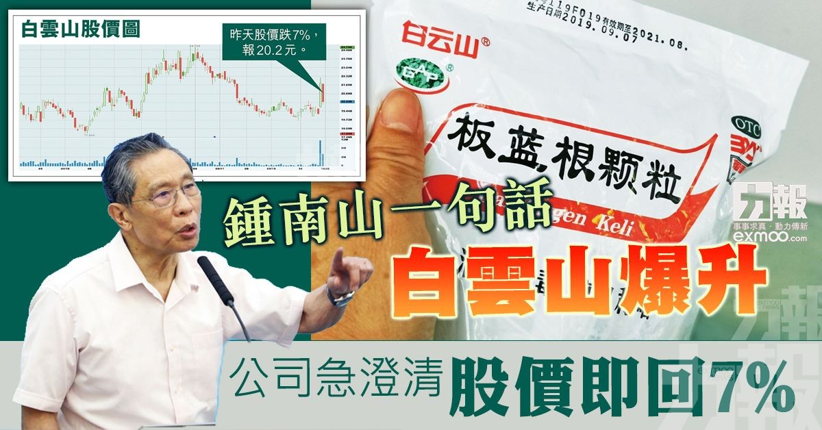 公司急澄清 股價即回7%