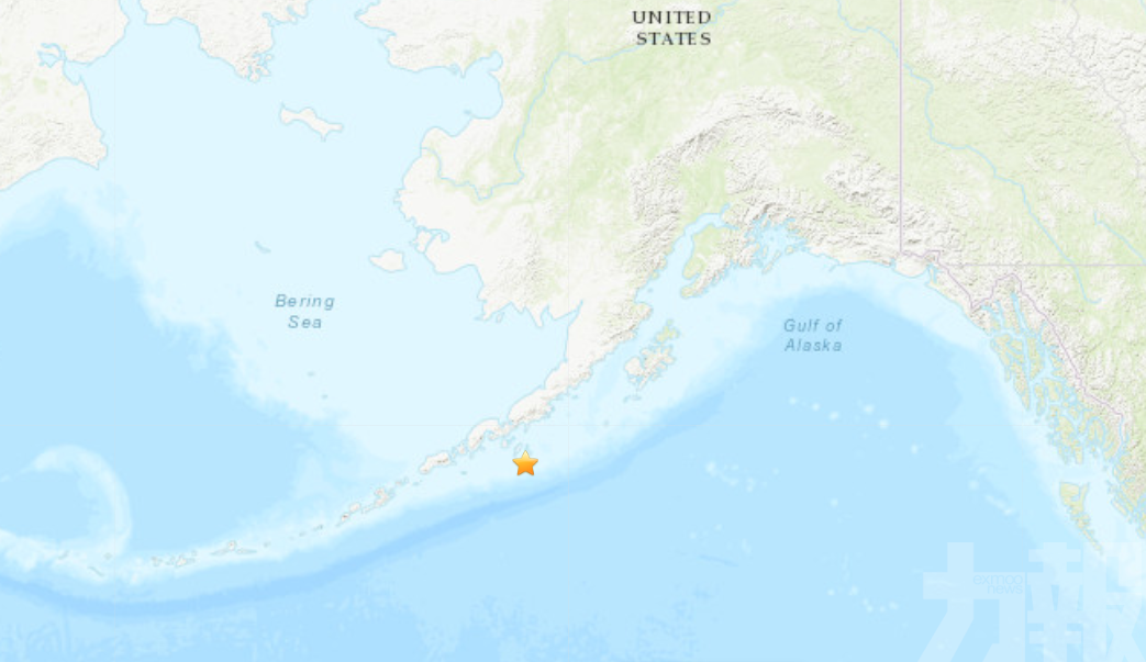 阿拉斯加州南部海域發生7.5級地震