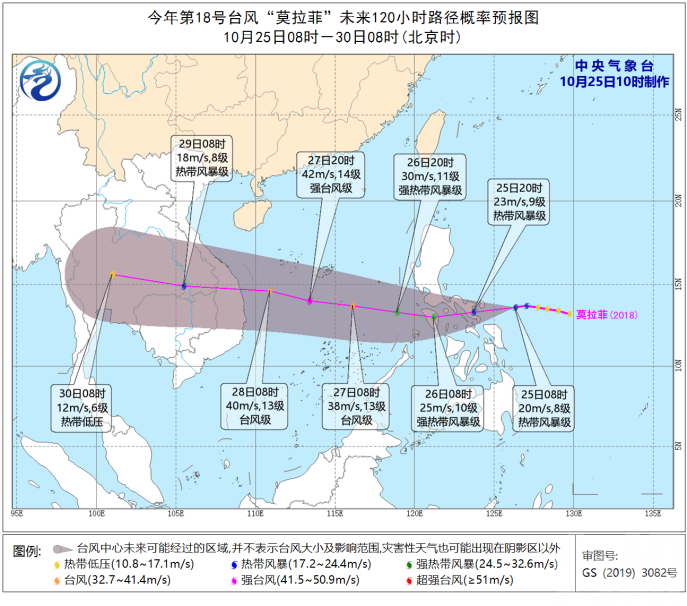 「莫拉菲」今早生成 料最強達強颱風級