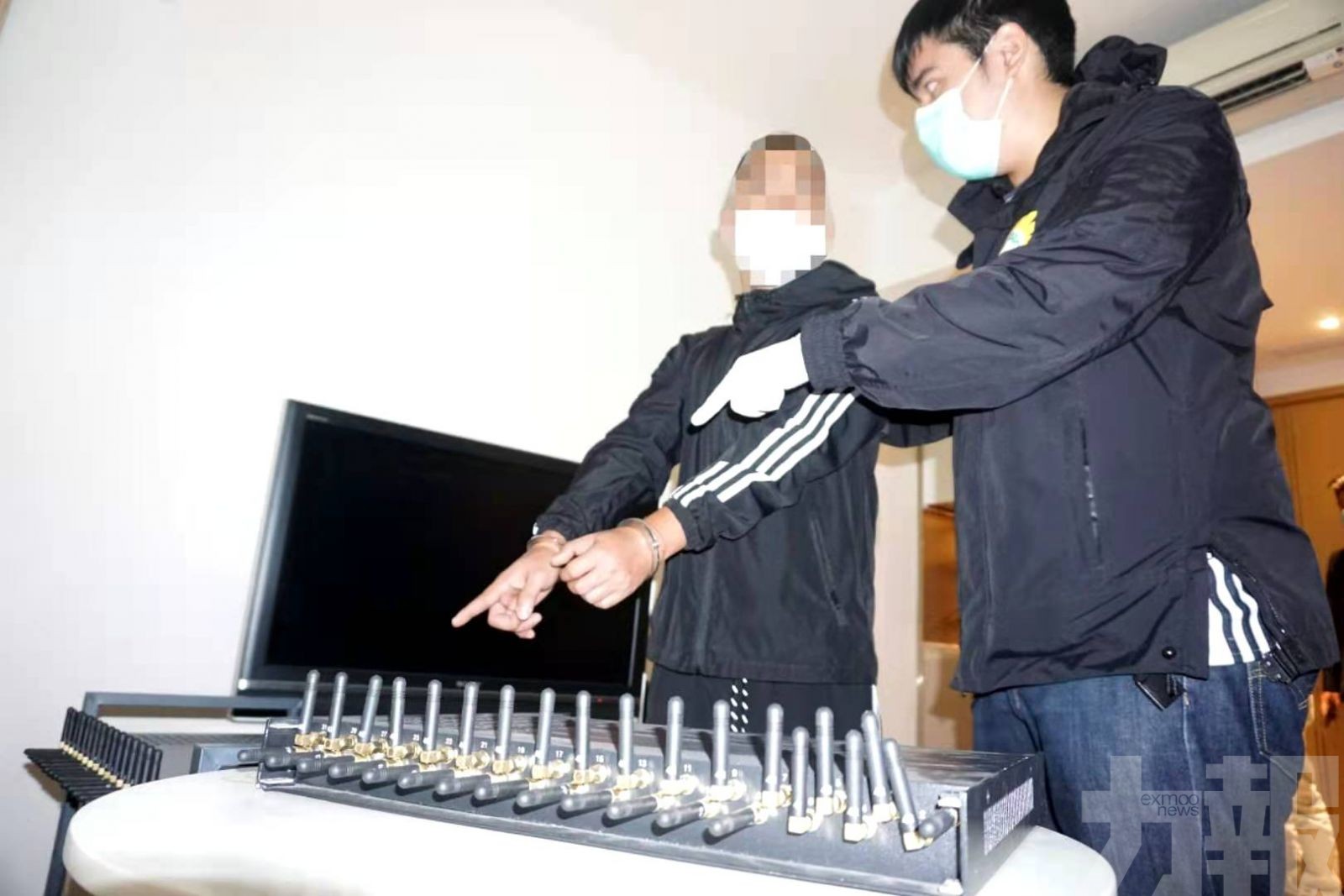 警破跨境電騙集團拘一台灣男子