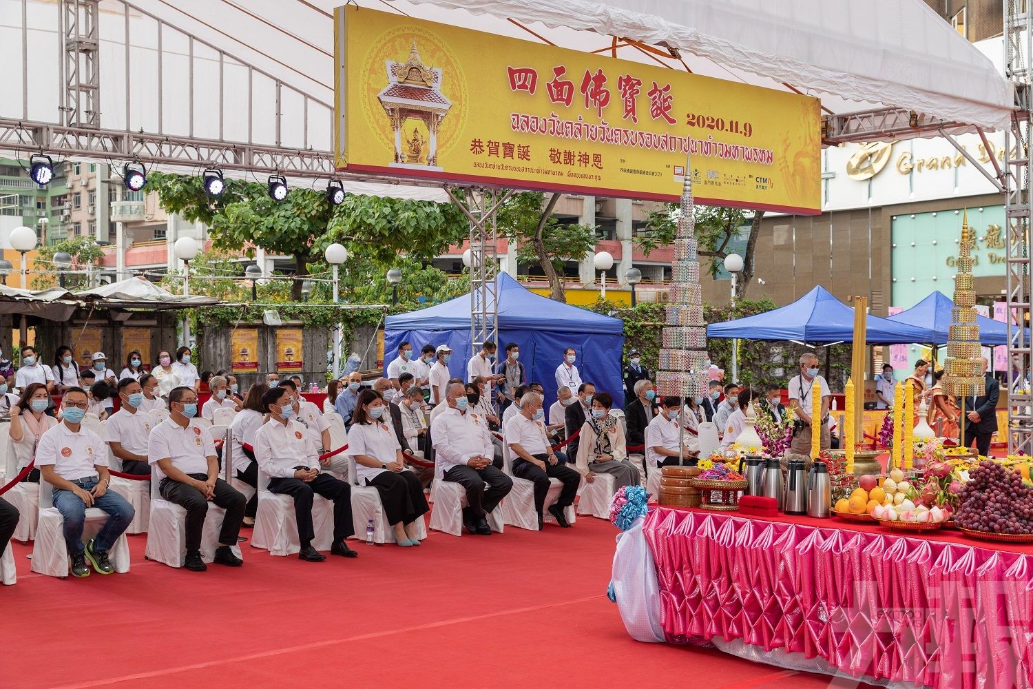 為居民祈福 祝願社會安居樂業