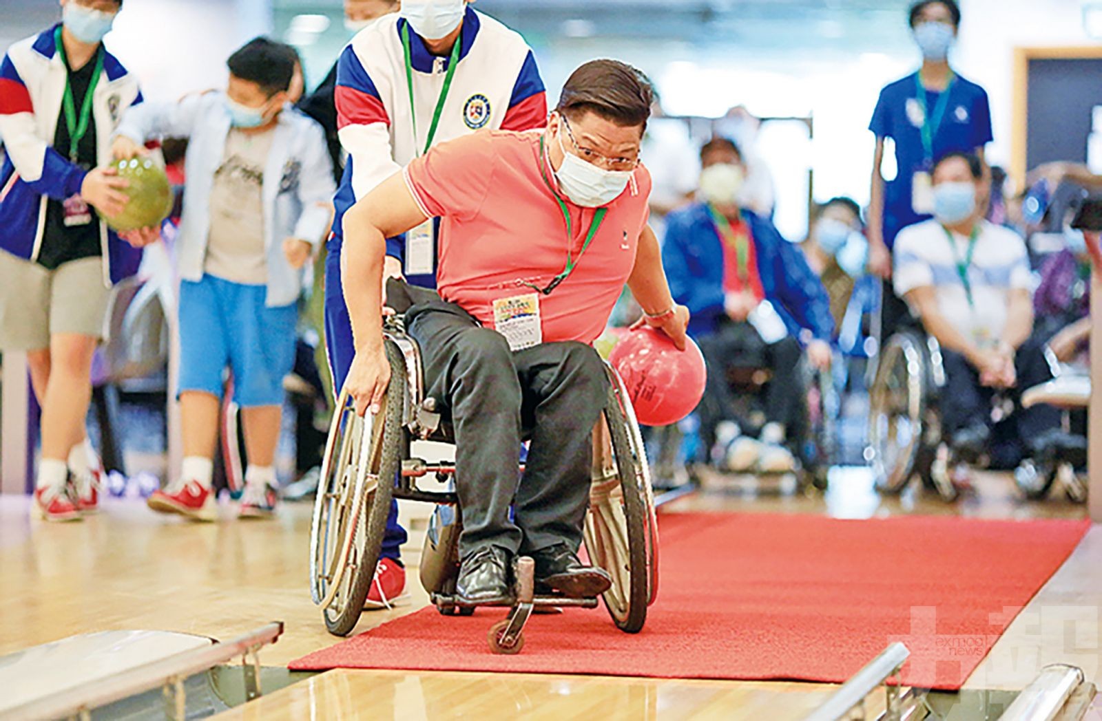 特奧保齡日體現傷健共融