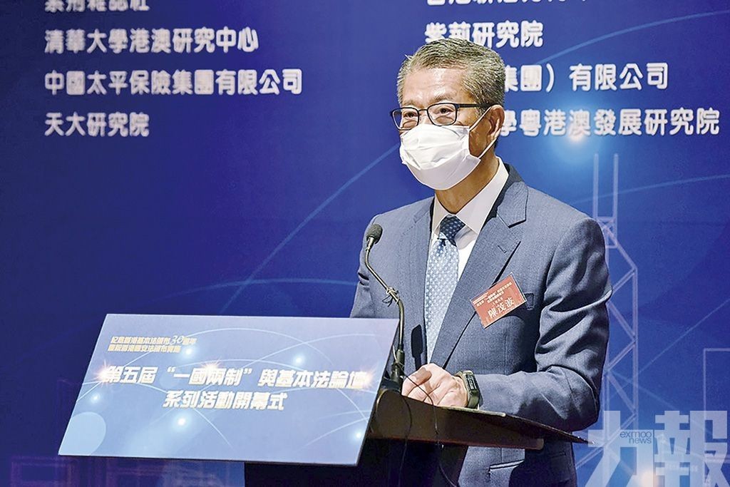 陳茂波：香港將從內地經濟發展中受惠