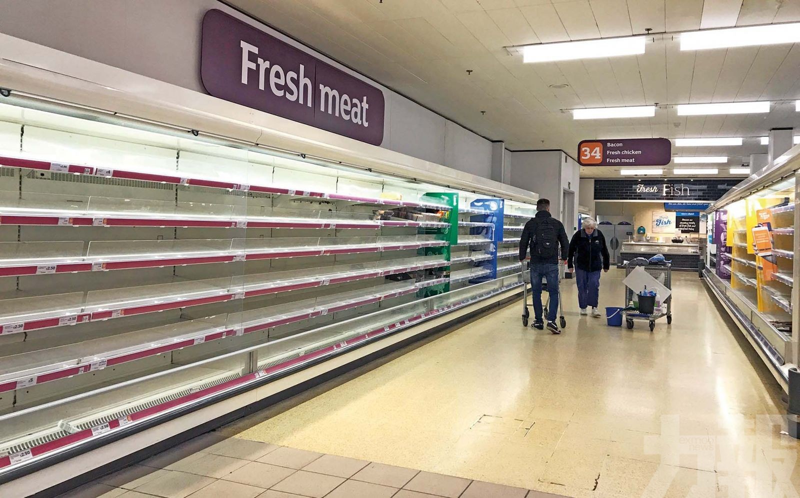 英國「脫歐」恐硬來  傳官方指示超市提早囤貨